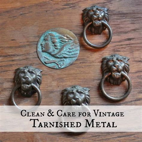 how to clean tarnished metal